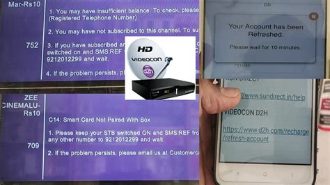 smart card not paired with box|Videocon d2h .